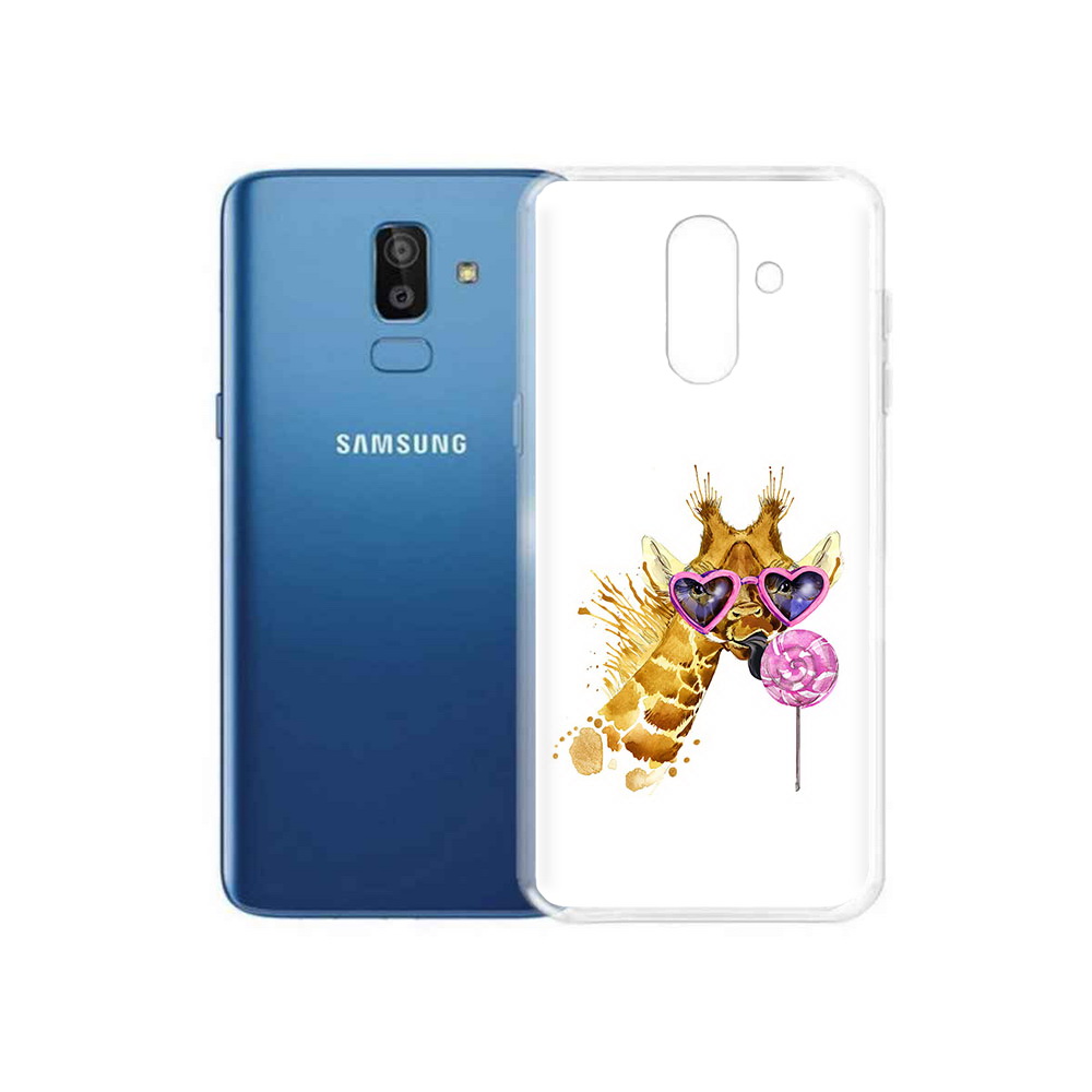 

Чехол MyPads Tocco для Samsung Galaxy J8 акварельный жираф (PT226929.592.217), Прозрачный, Tocco