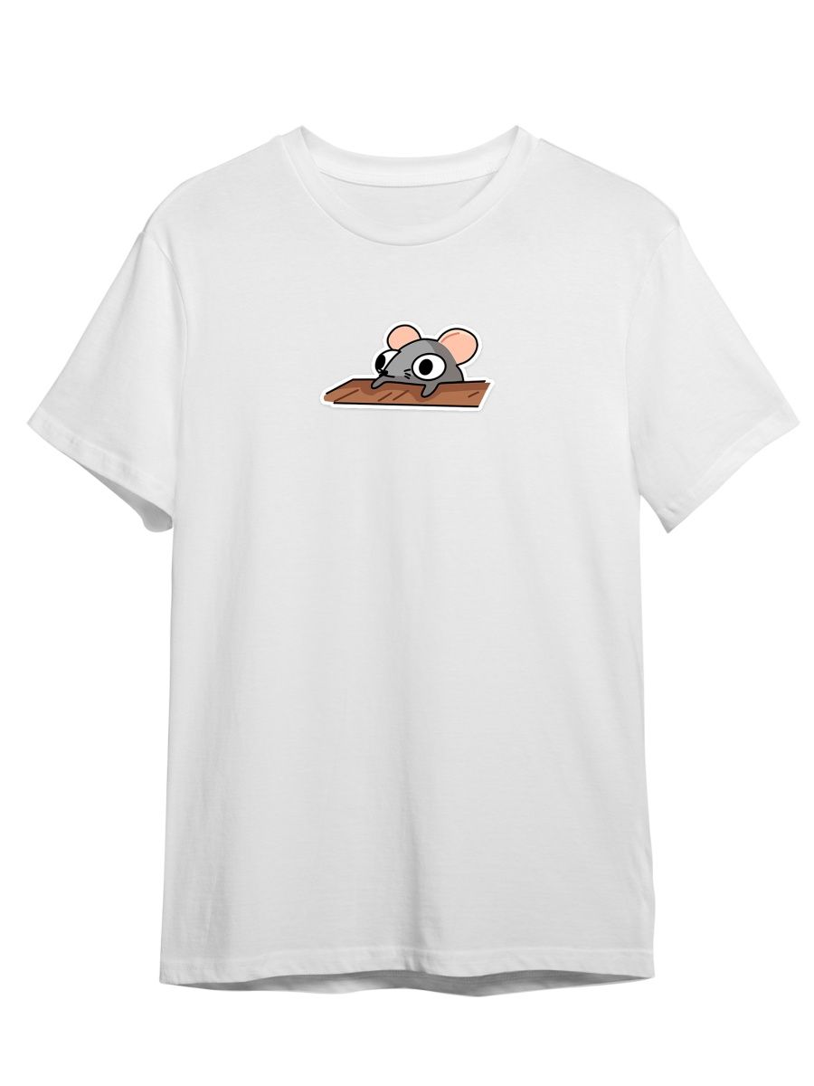 

Футболка унисекс Каждому Своё Крыса/Мышь/Стикер ВК JJMS13 белая XS, Белый, "Крыса/Мышь/Стикер ВК" JJMS13