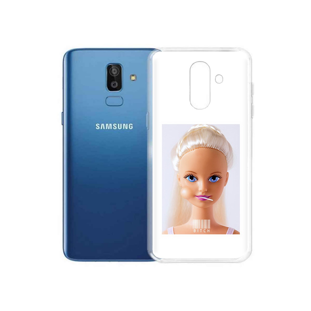 

Чехол MyPads Tocco для Samsung Galaxy J8 барби (PT226929.592.226), Прозрачный, Tocco