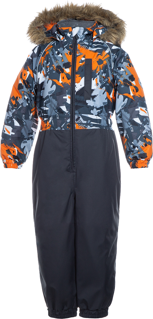 

Комбинезон зимний Huppa Willy 92848, gray pattern/ dark gray р.92, Willy