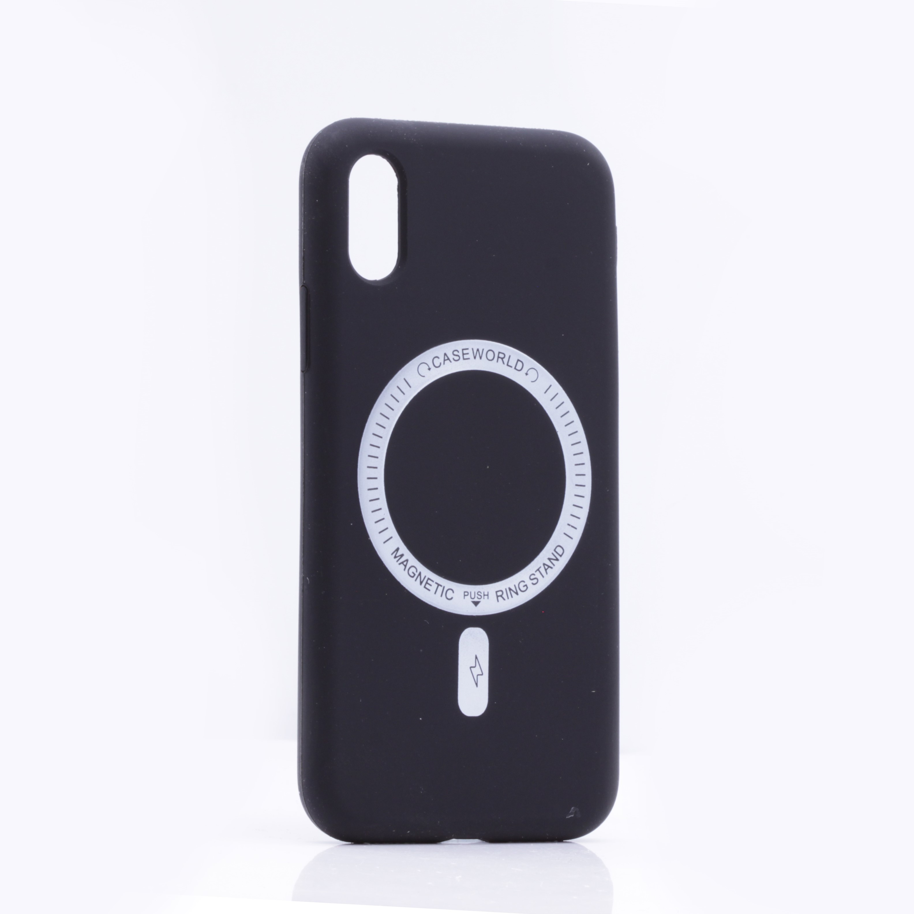 фото Чехол silicone case magesafe для iphone xr, черный