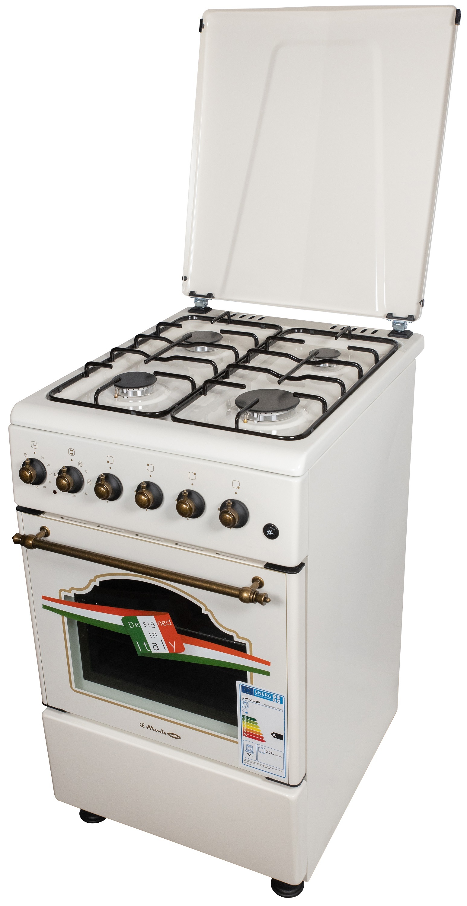 Комбинированная плита il Monte FO-GE5019 IVORY RUSTICO бежевый