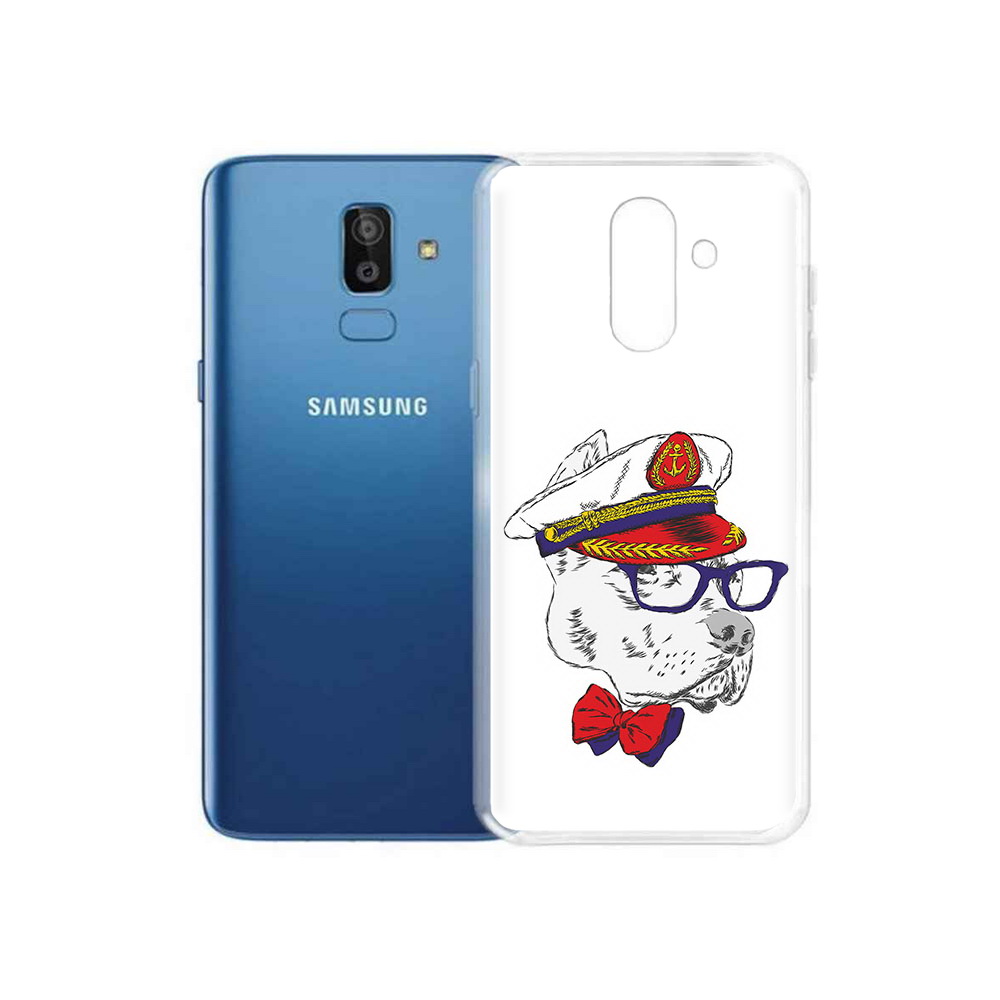 

Чехол MyPads Tocco для Samsung Galaxy J8 бульдог (PT226929.592.251), Прозрачный, Tocco
