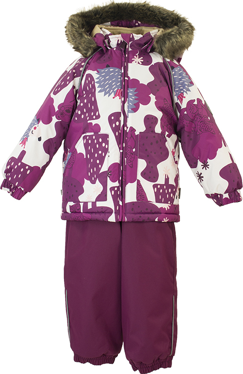 

Комплект зимний Huppa Avery 83320, white pattern/ burgundy р.86, Avery