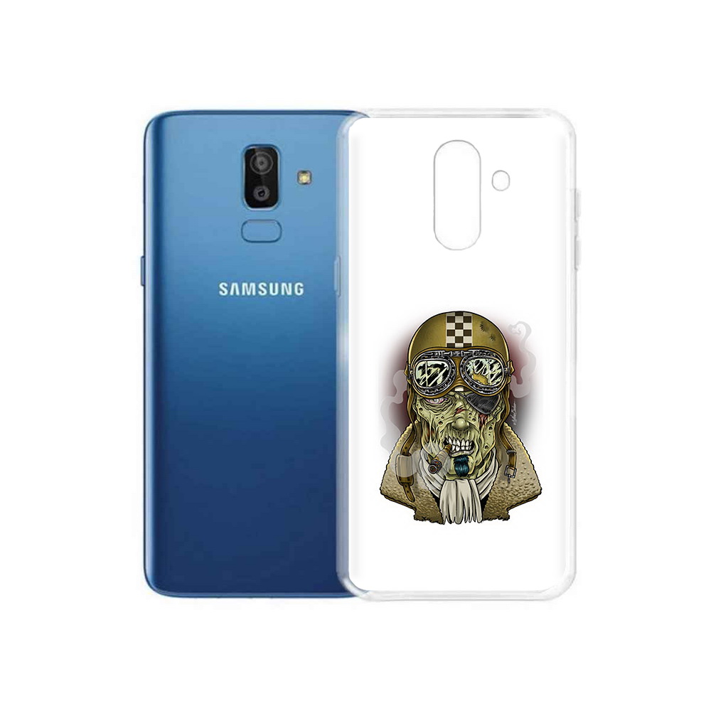 

Чехол MyPads Tocco для Samsung Galaxy J8 военный зомби (PT226929.592.264), Прозрачный, Tocco