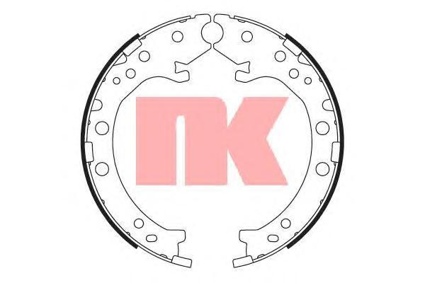 

Тормозные Колодки Nk 2726803