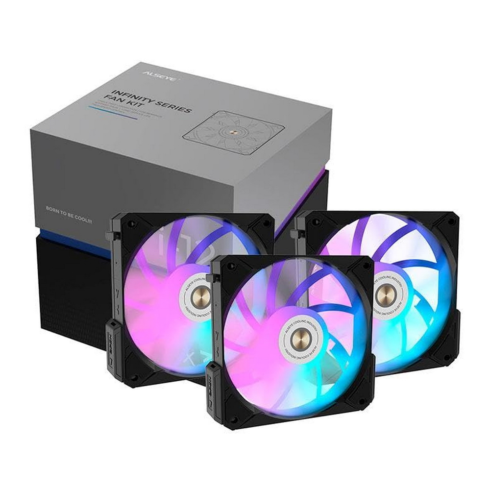 

Корпусной вентилятор ALSEYE COOLING FAN i12B-K3 Black, COOLING FAN i12B-K3 Black