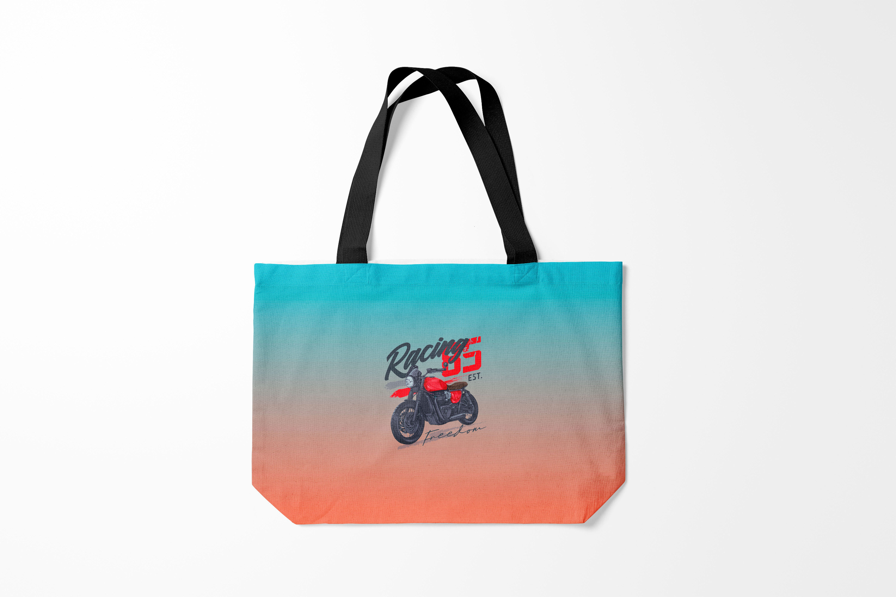 

Сумка шoппер унисекс Burnettie Мотокросс Racing 85, голубой, Мотокросс Racing 85