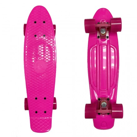 фото Скейтборд ecobalance, розовый с розовыми колесами
