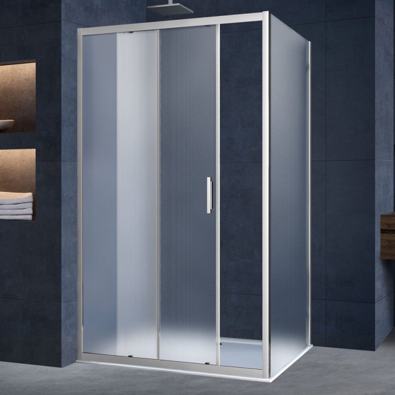 

Душевой уголок Vincea Alpha VSR-3AL8011MT 110х80 см, профиль хром, стекло текстурное
