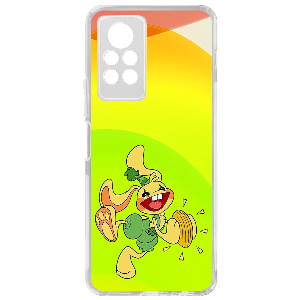 фото Чехол-накладка krutoff clear case хаги ваги - крольчонок бонзо для infinix note 11 pro