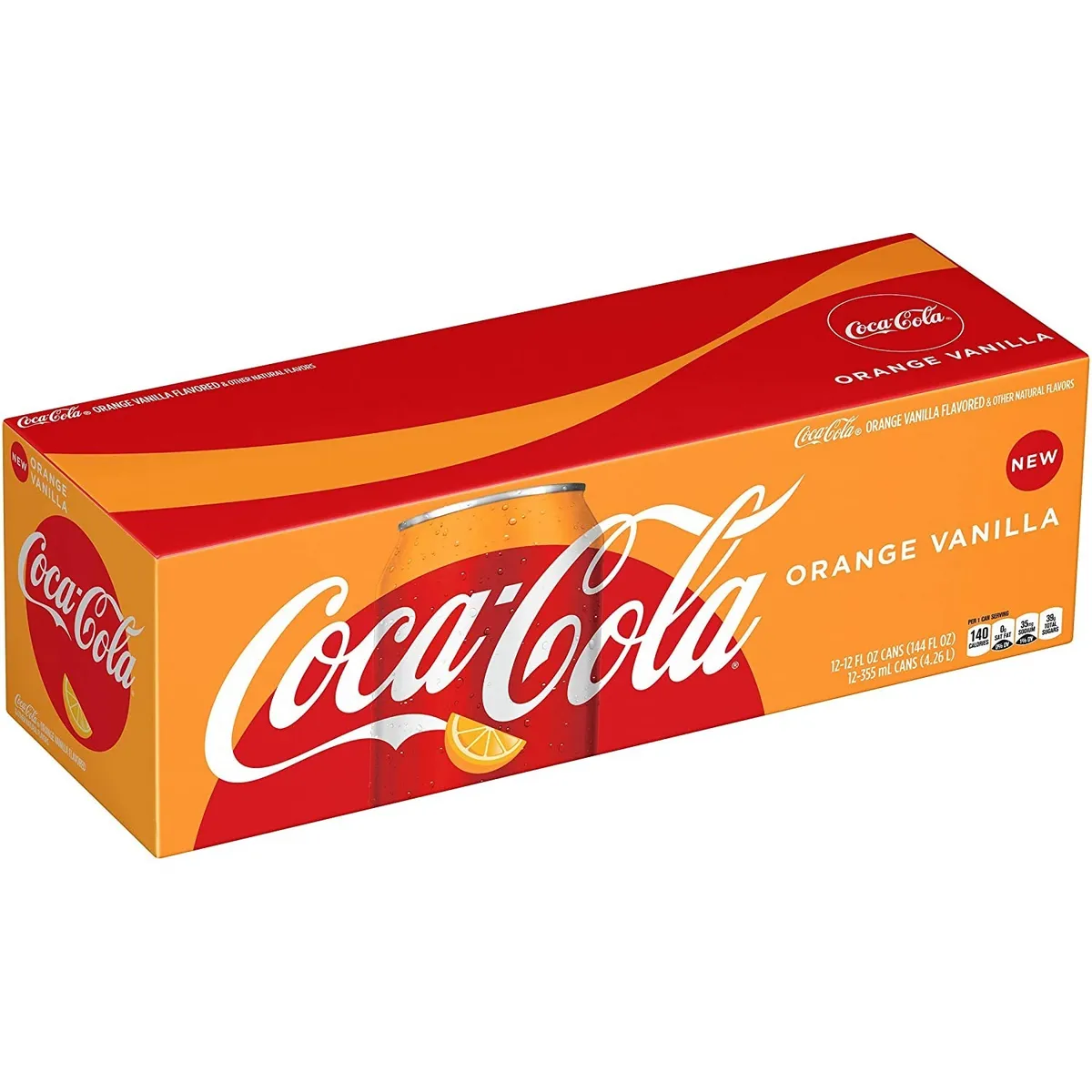 

Газированный напиток Coca-Cola Orange Vanilla 12 шт по 0,355 л