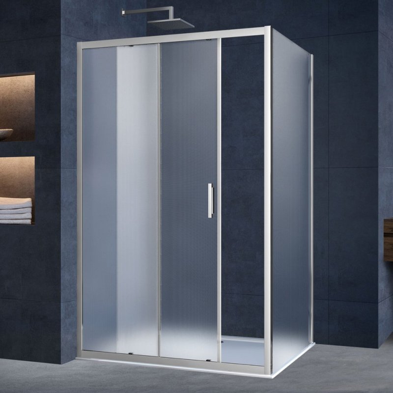

Душевой уголок Vincea Alpha VSR-3AL8013MT 130х80 см, профиль хром, стекло текстурное