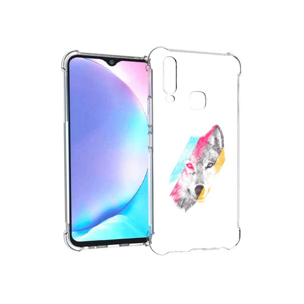 

Чехол MyPads Tocco для Vivo Y17 волк градиент (PT136369.382.268), Tocco