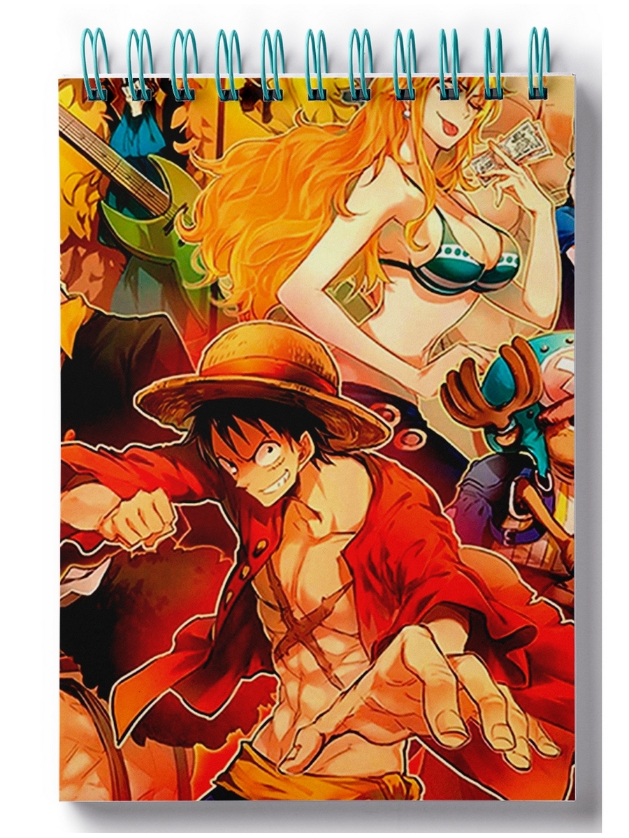 

Блокнот DRABS one piece, парень в шляпе и с сигаретой, девушки