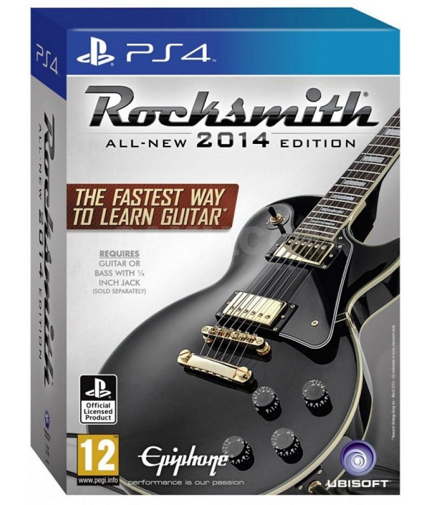 Игра Rocksmith 2014 Edition (игра + кабель) (PS4)