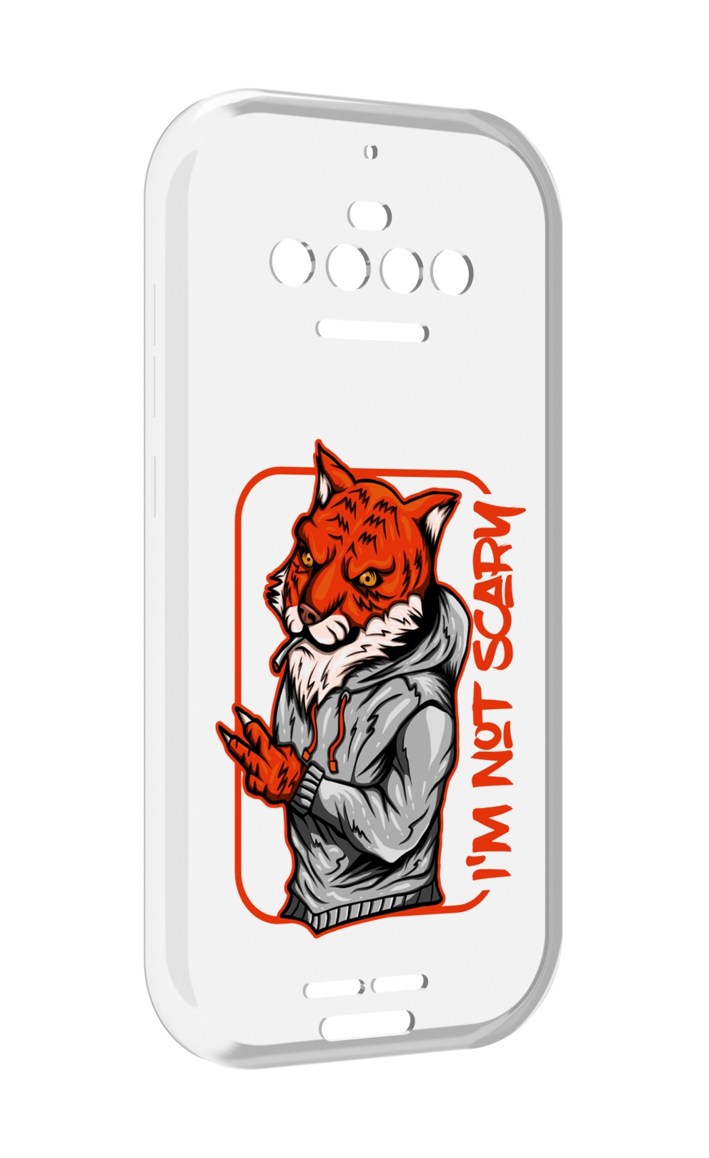 

Чехол MyPads Лис для Oukitel F150 R2022, Прозрачный, Tocco