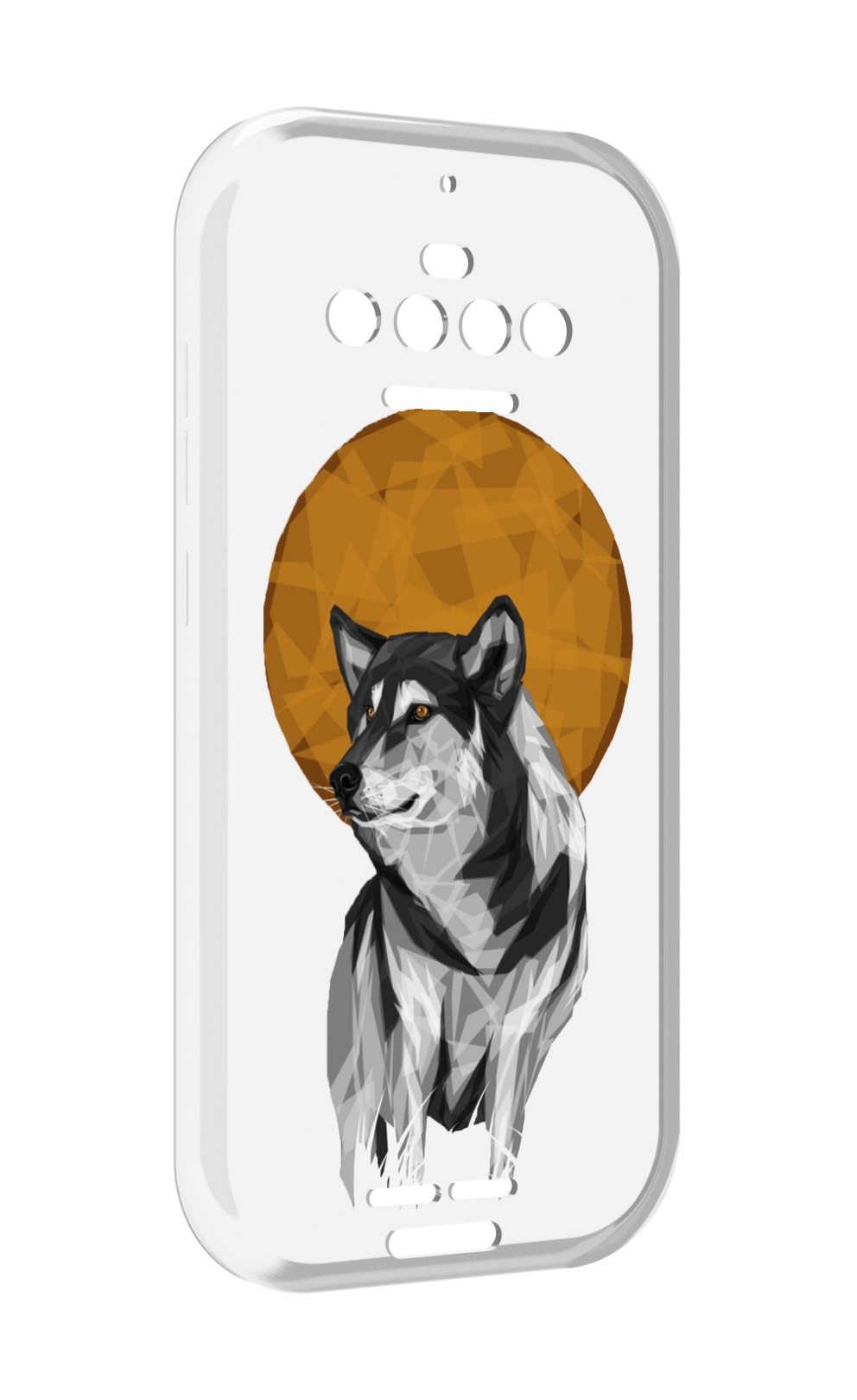 

Чехол MyPads Лунный волк для Oukitel F150 R2022, Прозрачный, Tocco