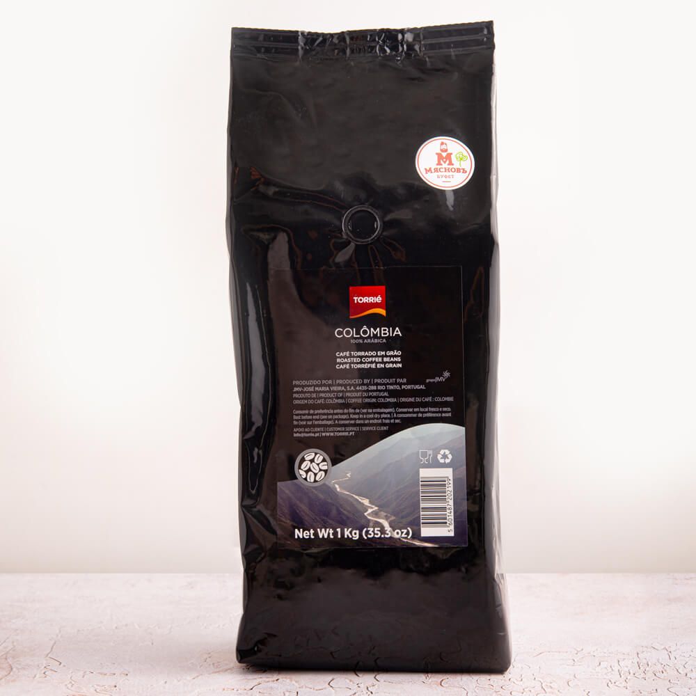 Кофе МясновЪ Буфет Torrie Colombia 100% Arabica в зернах 1 кг