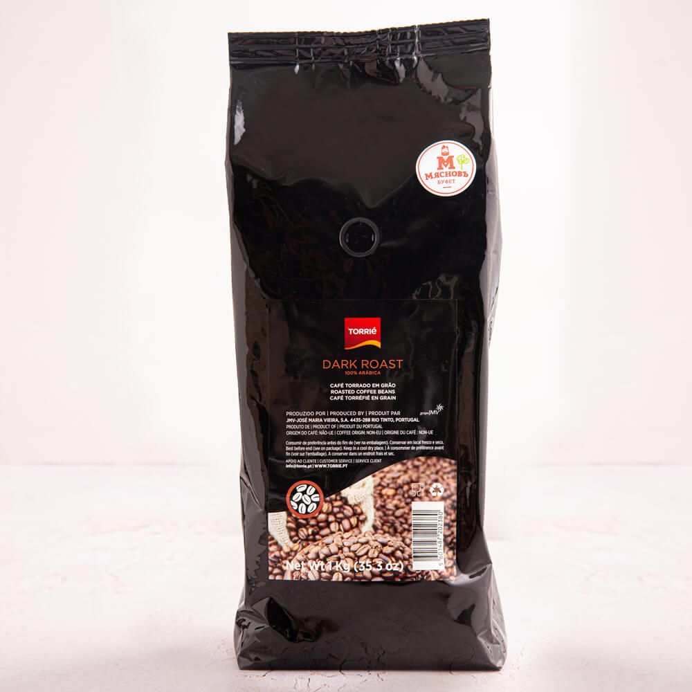 Кофе МясновЪ Буфет Torrie Dark Roast 100% Arabica в зернах 1 кг