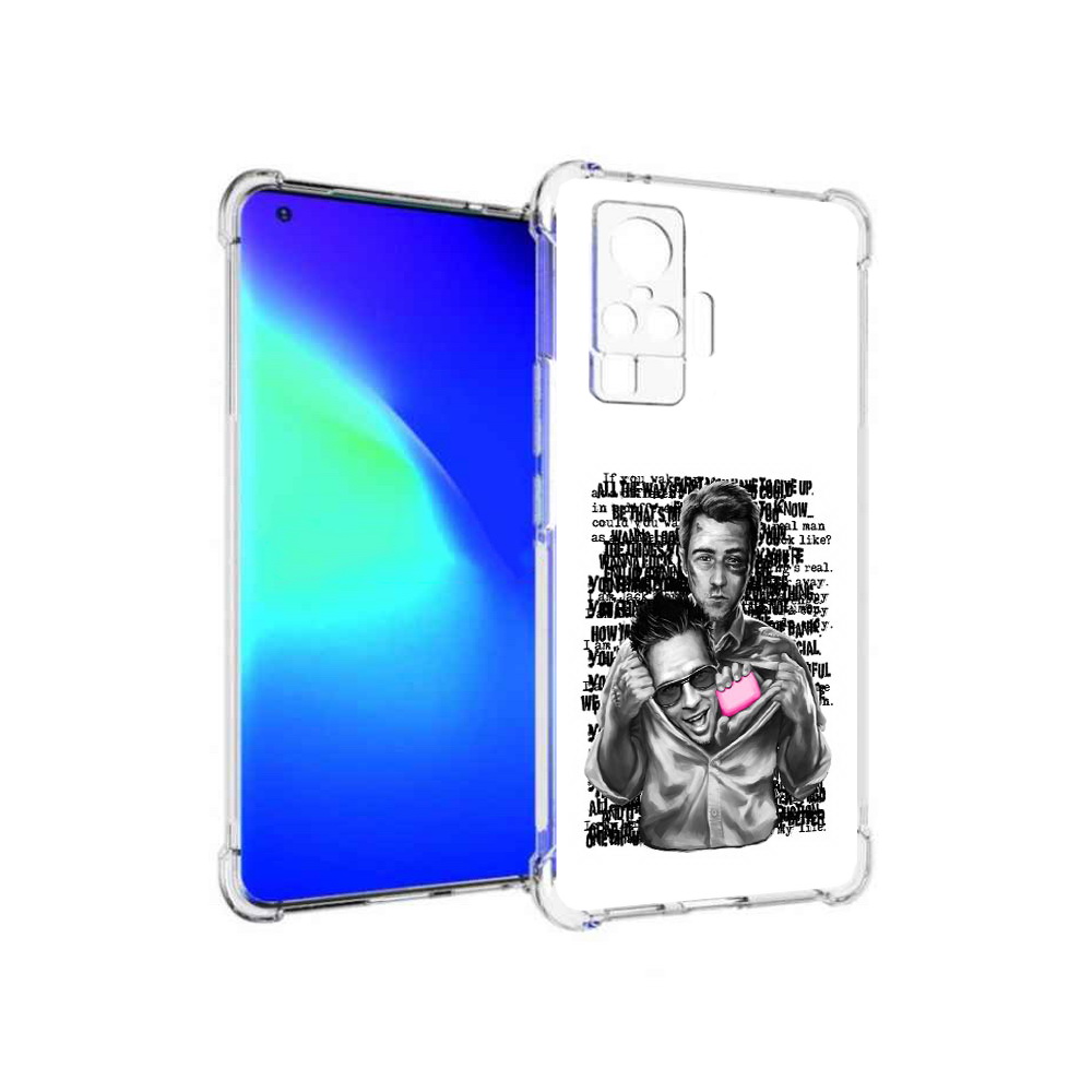 

Чехол MyPads Tocco для Vivo X50 Pro бойцовский клуб (PT151209.405.242), Прозрачный, Tocco