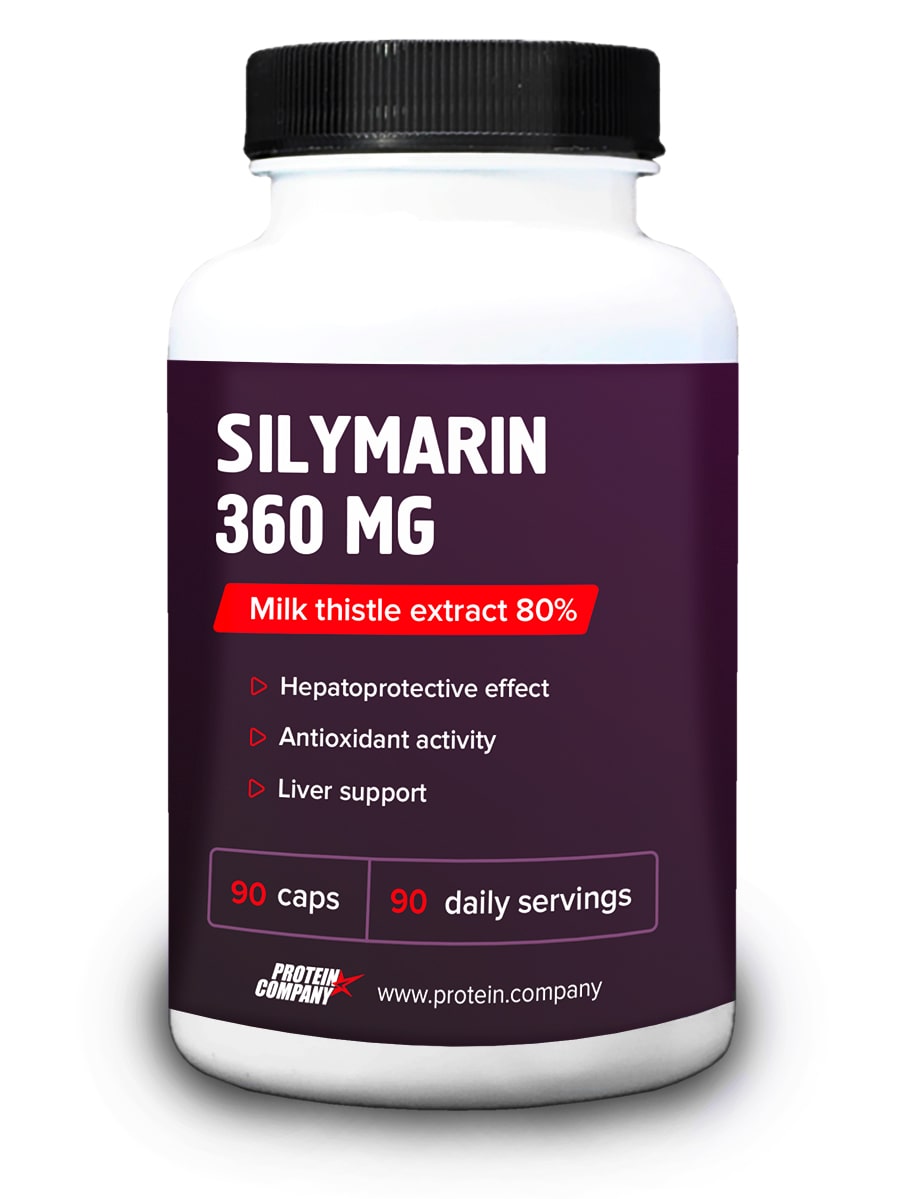 фото Silymarin 360 mg, protein.company, экстракт расторопши 80%, 90 порций, 90 капсул