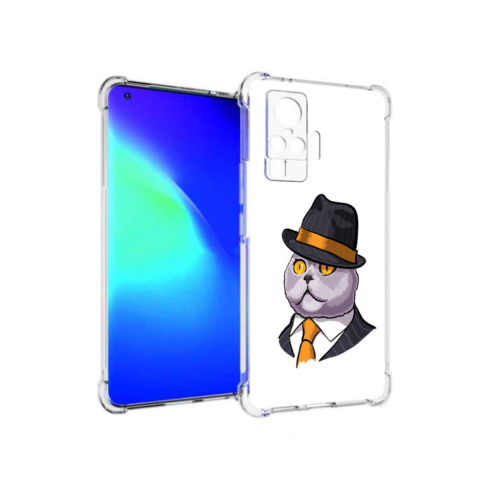 

Чехол MyPads Tocco для Vivo X50 Pro британец (PT151209.405.247), Прозрачный, Tocco