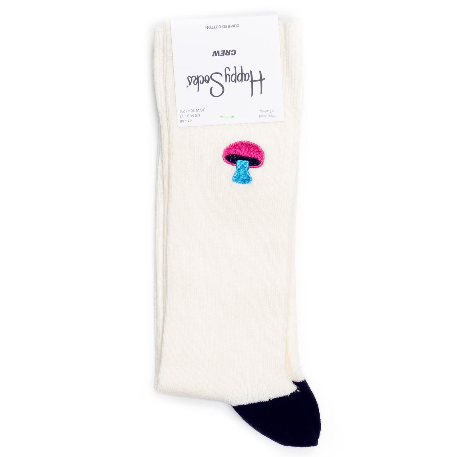 

Носки унисекс Happy Socks разноцветные, Разноцветный, HappySocksEmbroideryMushroom
