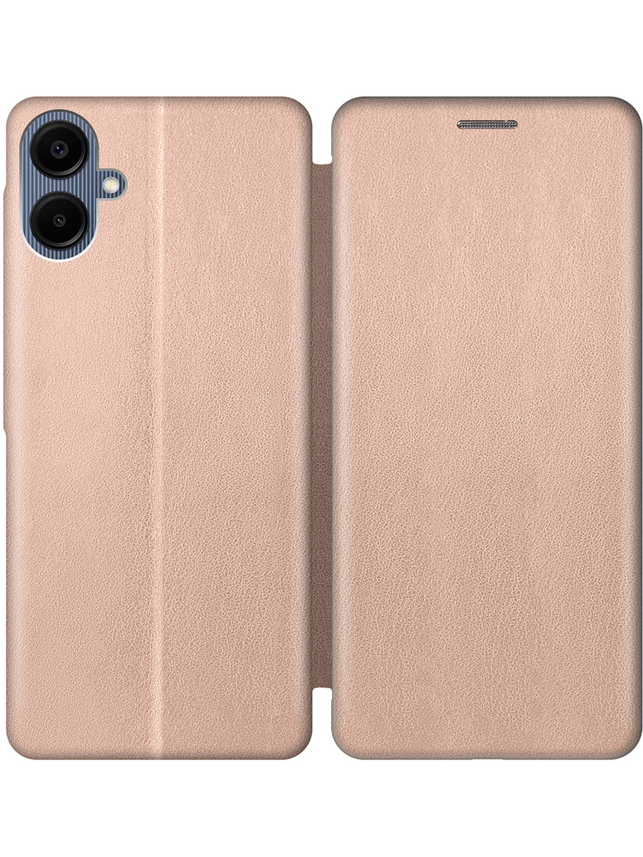 

Чехол-книжка на Samsung Galaxy A06 золотой, Золотистый, 786717521