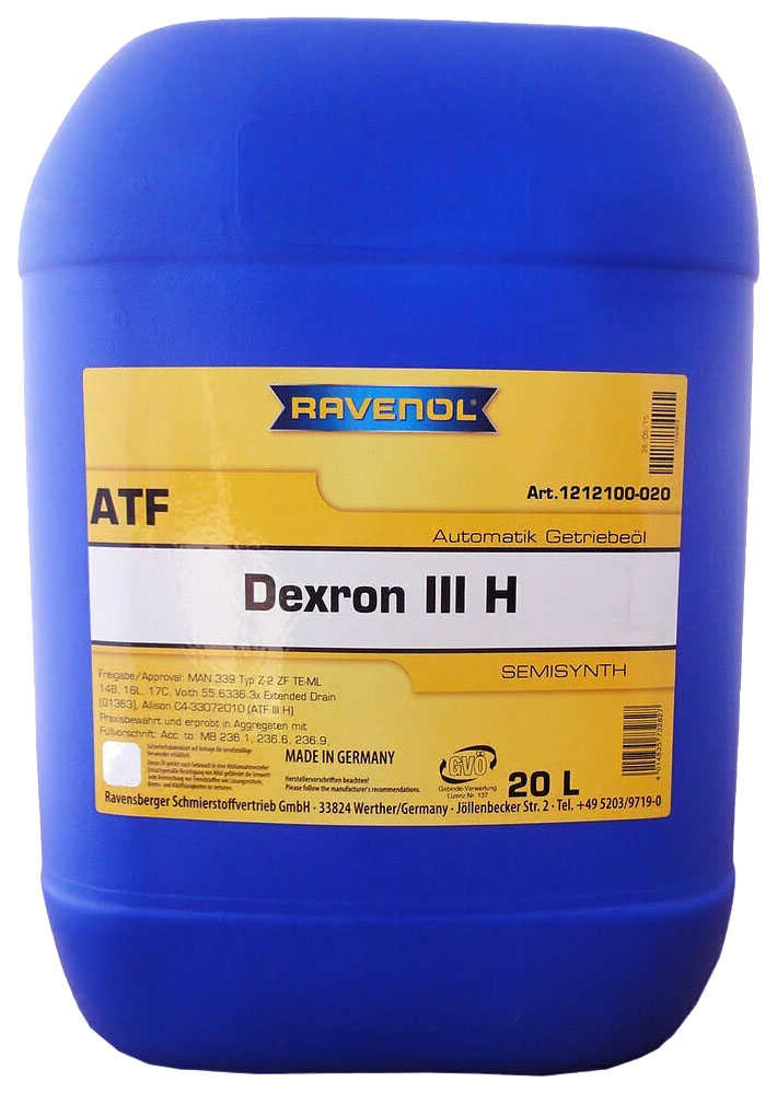 

Трансмиссионное масло RAVENOL 121210002001999 Atf Dexron Iii H