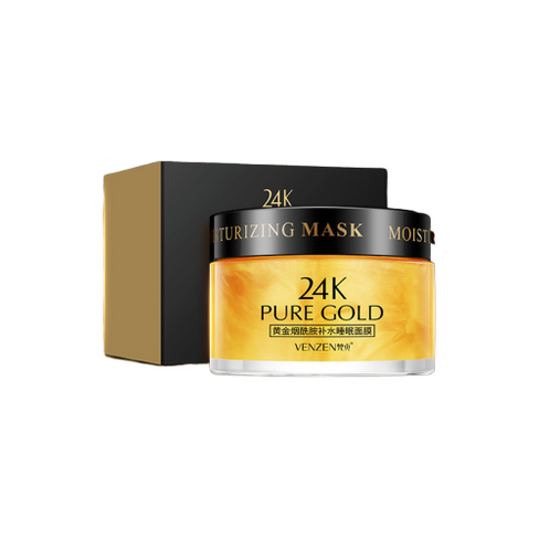 Ночная маска Venzen 24K Pure Gold с ниацинамидом и золотом,120 гр