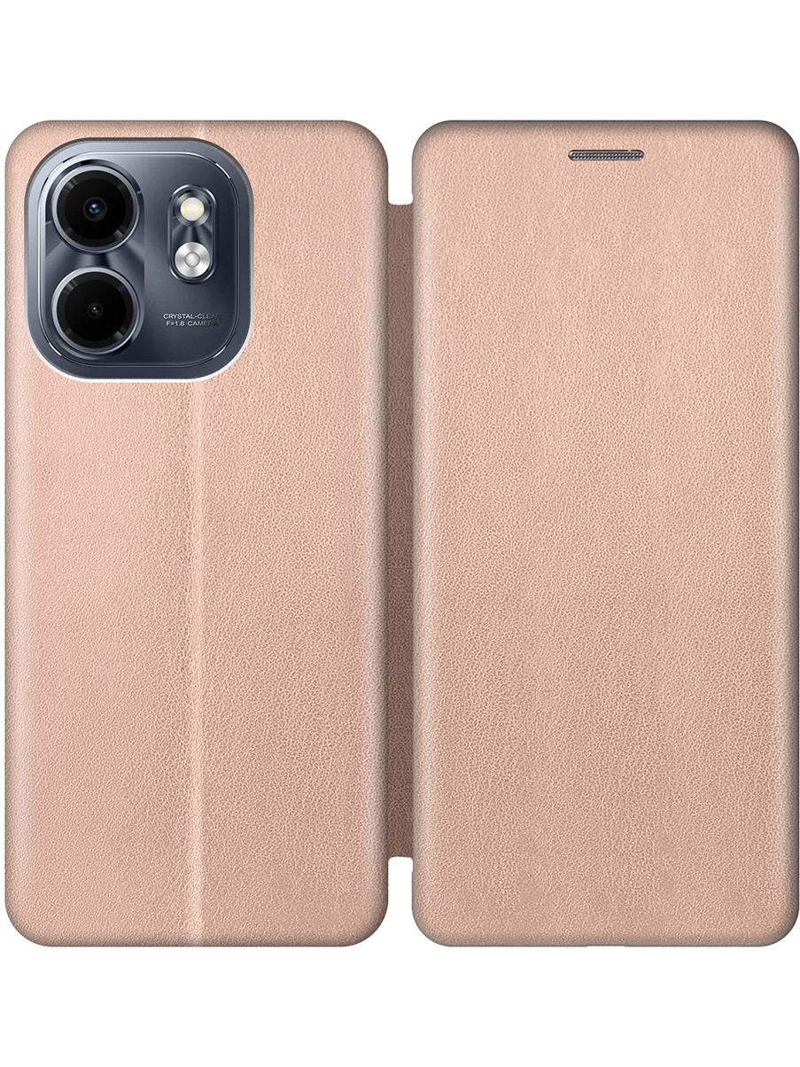 

Чехол-книжка на Infinix Hot 50i / Smart 9 золотой, Золотистый, 786719321