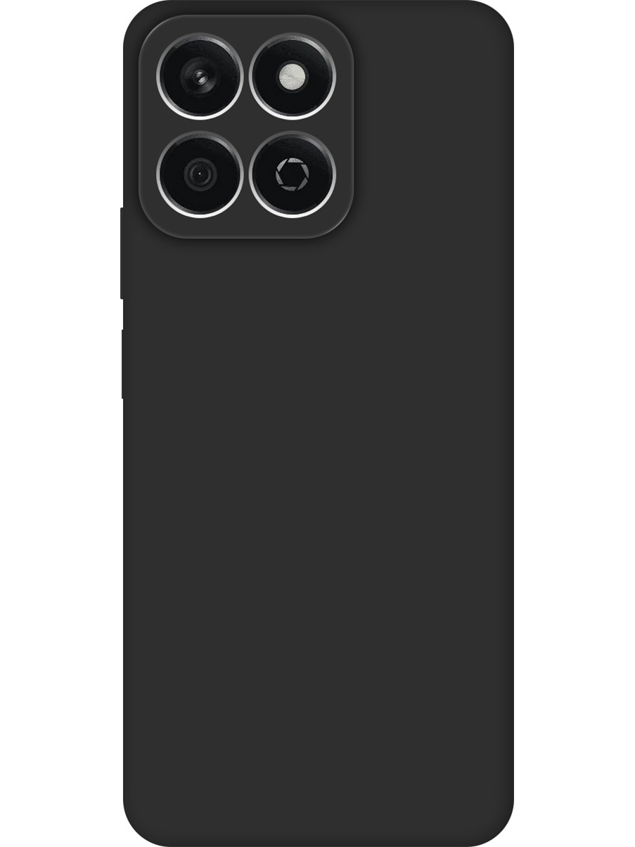 

Силиконовый чехол на Honor X7C матовый черный, 786720513