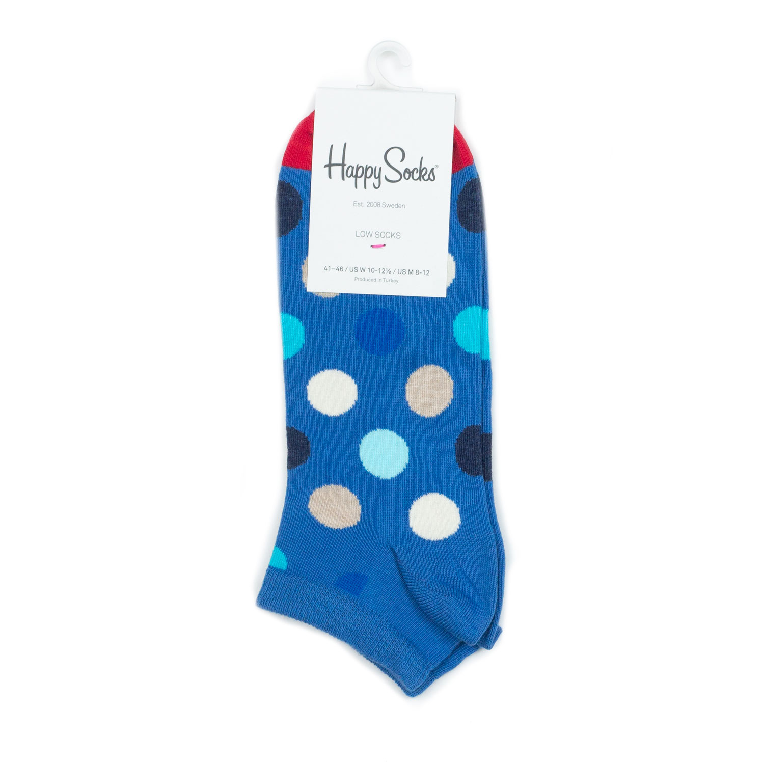 

Носки унисекс Happy Socks разноцветные, Разноцветный, HappySocksLowBigDotBlue