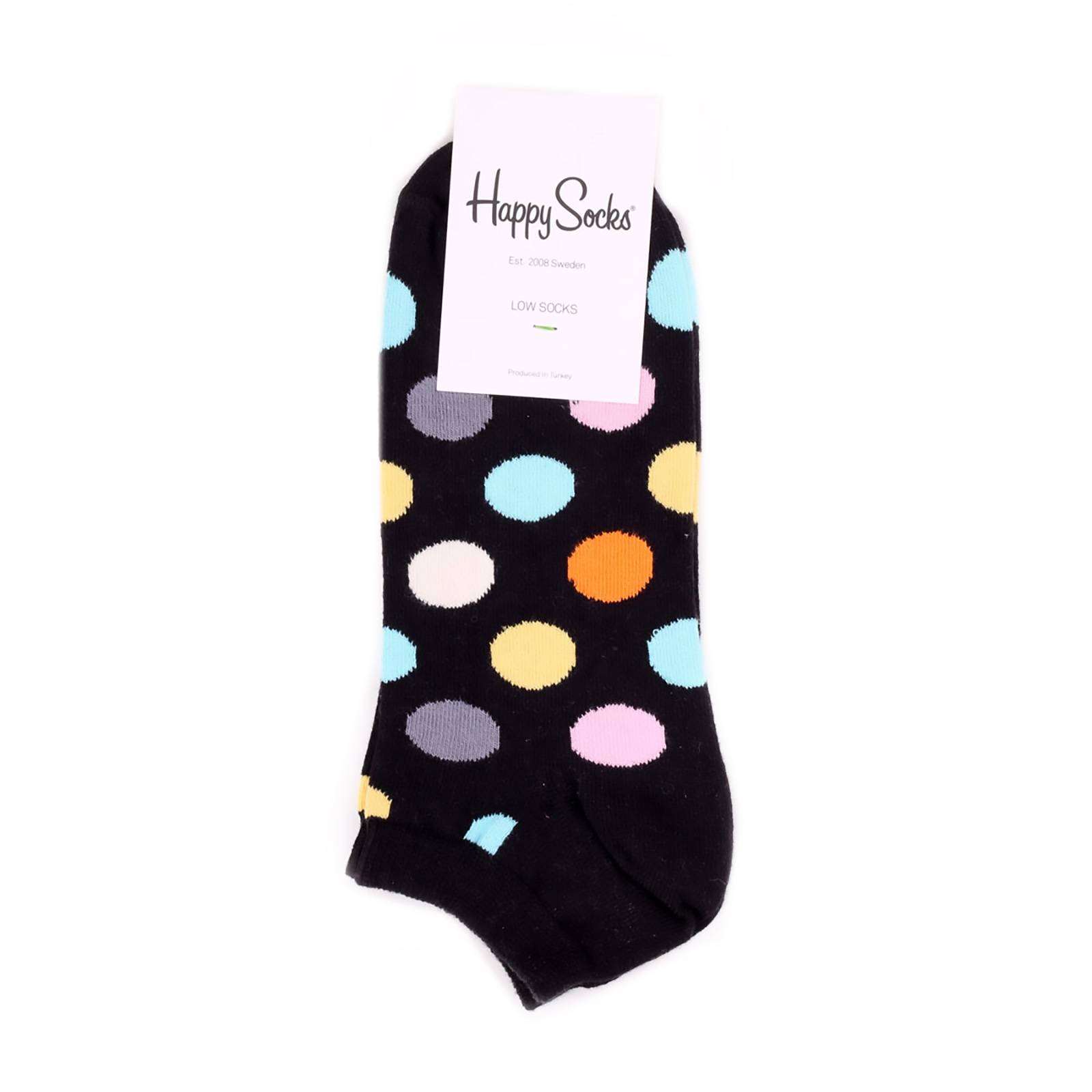 

Носки унисекс Happy Socks HappySocksLowBigDotMulticolor разноцветные -40, Разноцветный, HappySocksLowBigDotMulticolor