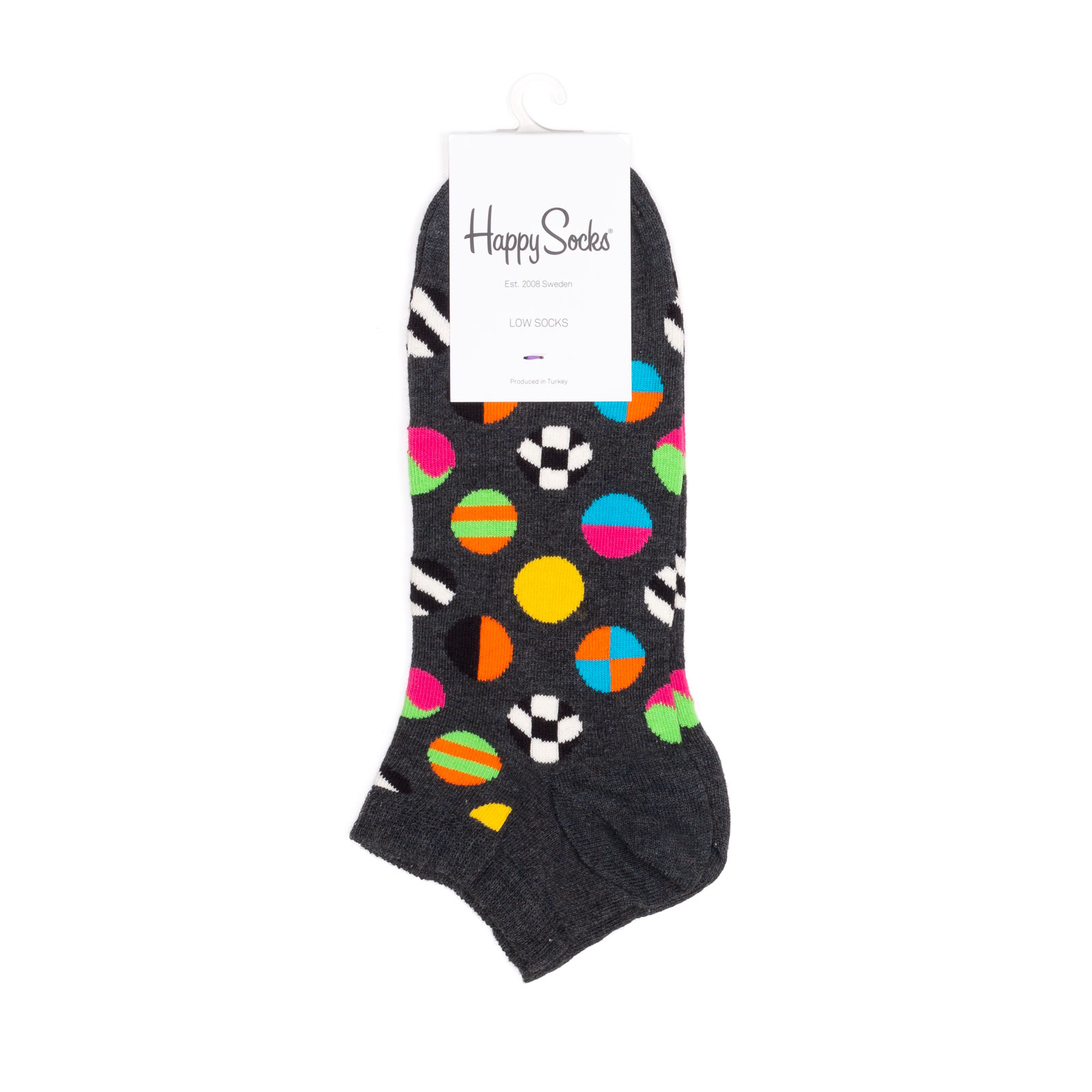 

Носки унисекс Happy Socks разноцветные, Разноцветный, HappySocksLowClashingDots