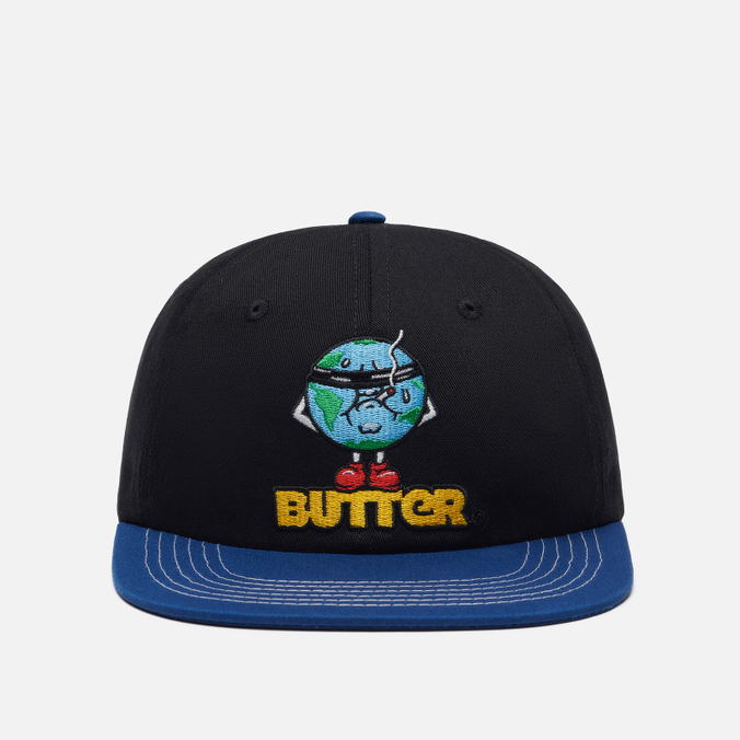 

Кепка Butter Goods Blindfold 6 Panel чёрный, Размер, Черный;синий, Blindfold 6 Panel