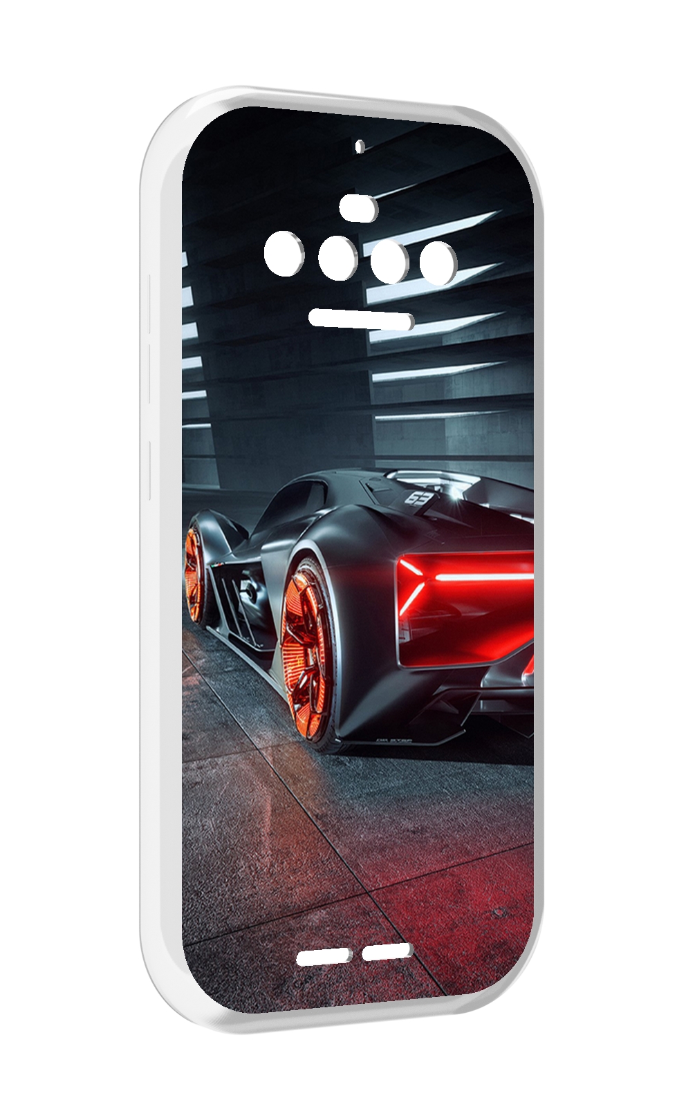 

Чехол MyPads Ночной-город мужской для Oukitel F150 R2022, Прозрачный, Tocco