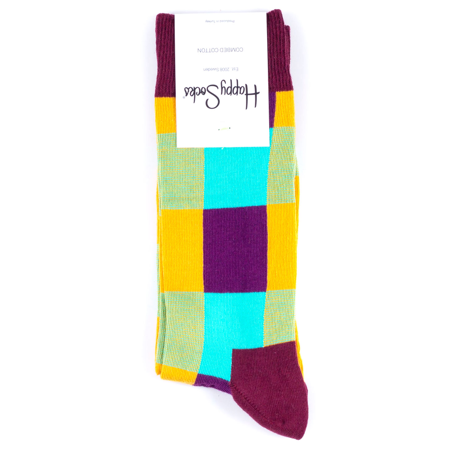 

Носки унисекс Happy Socks разноцветные, HappySocksLumberjackGreen