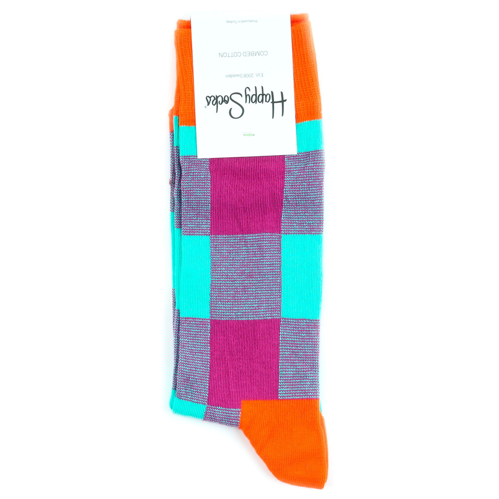 

Носки унисекс Happy Socks разноцветные, HappySocksLumberjackPink