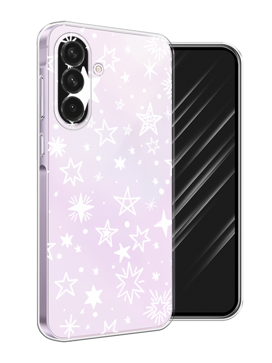 

Чехол Awog на Samsung Galaxy A56 5G "Звездочки графика белая", Прозрачный;белый, 2110850-1