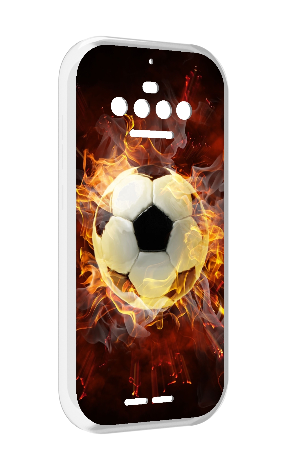 

Чехол MyPads Огненный-мяч для Oukitel F150 R2022, Прозрачный, Tocco