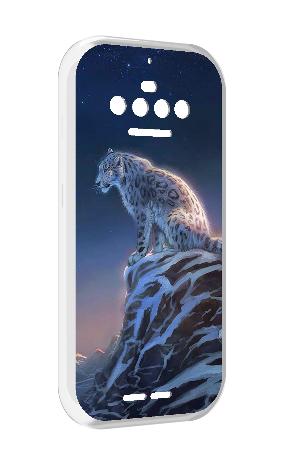 

Чехол MyPads Одинокий-Барс для Oukitel F150 R2022, Прозрачный, Tocco