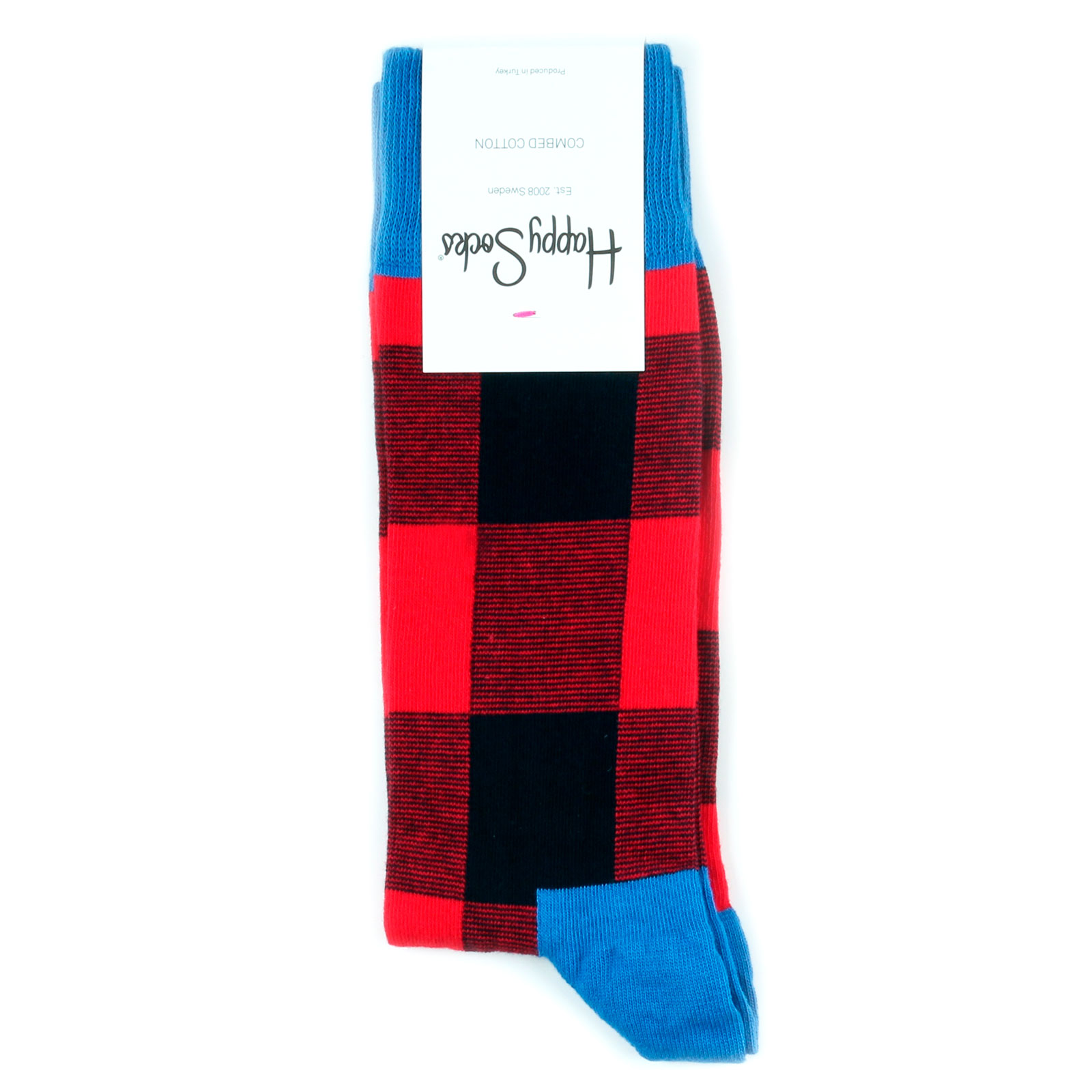 

Носки унисекс Happy Socks разноцветные, HappySocksLumberjackRed