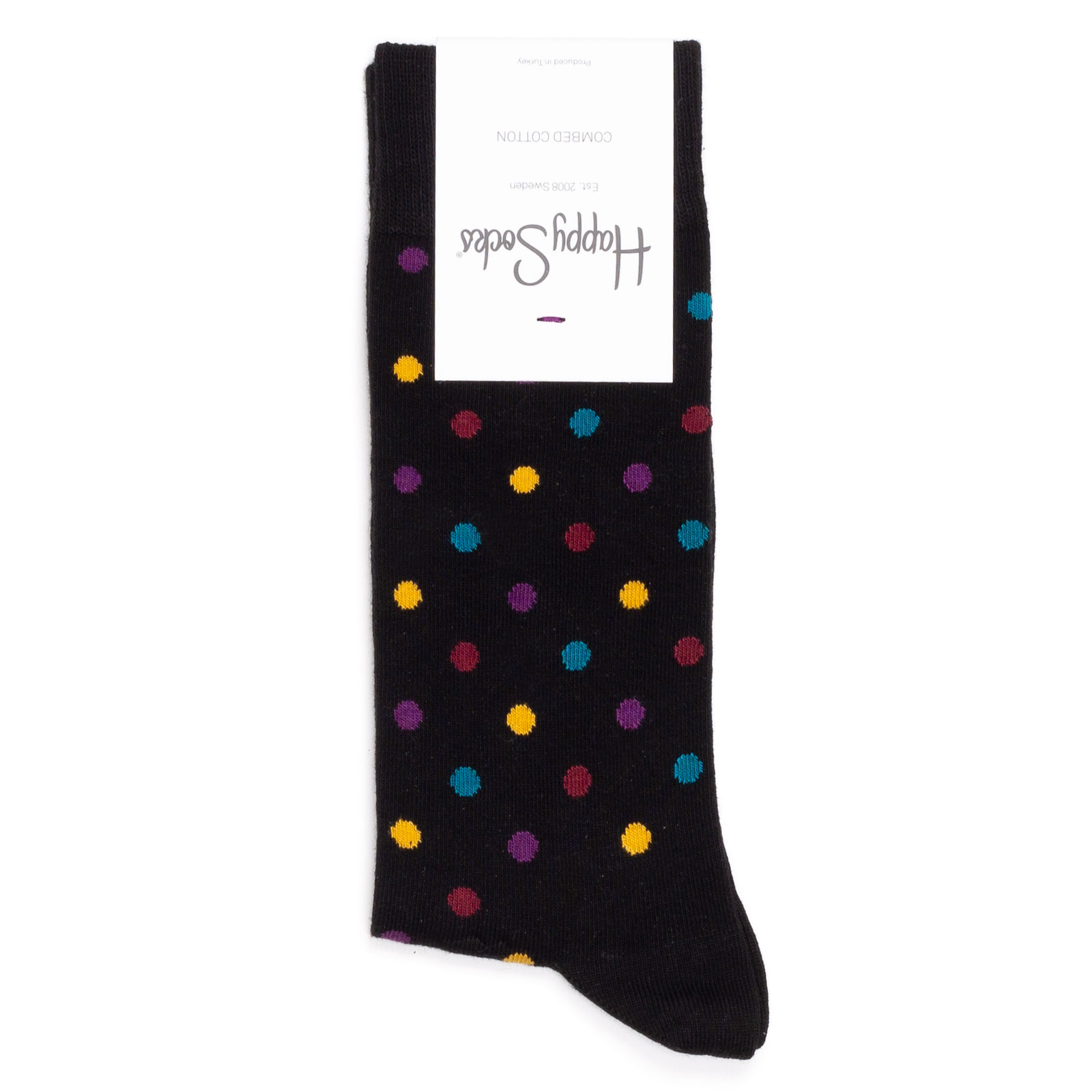 

Носки унисекс Happy Socks разноцветные, HappySocksPolkaDotBrown