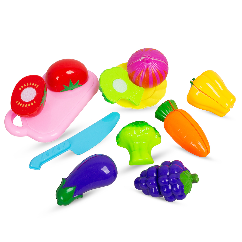 Набор овощей игрушечный Tongde для резки на липучках 10 предметов JJL003-4B набор овощей игрушечный игрушки си 317