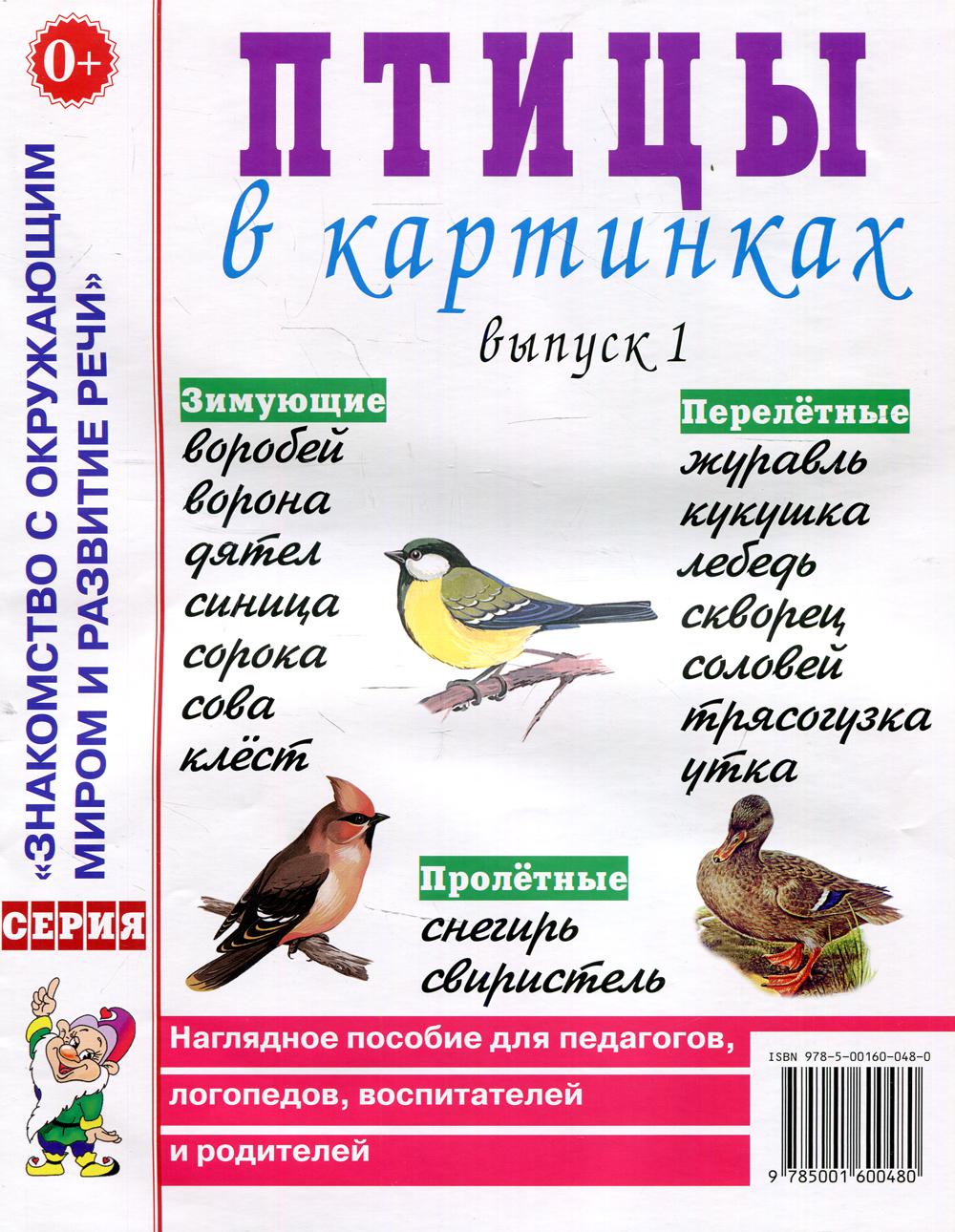 фото Книга птицы в картинках гном