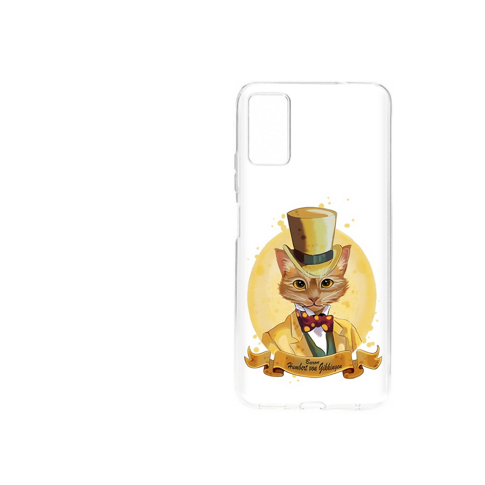 

Чехол MyPads Tocco для ZTE Blade A71 (2021) кот юрист (PT226945.474.401), Прозрачный, Tocco