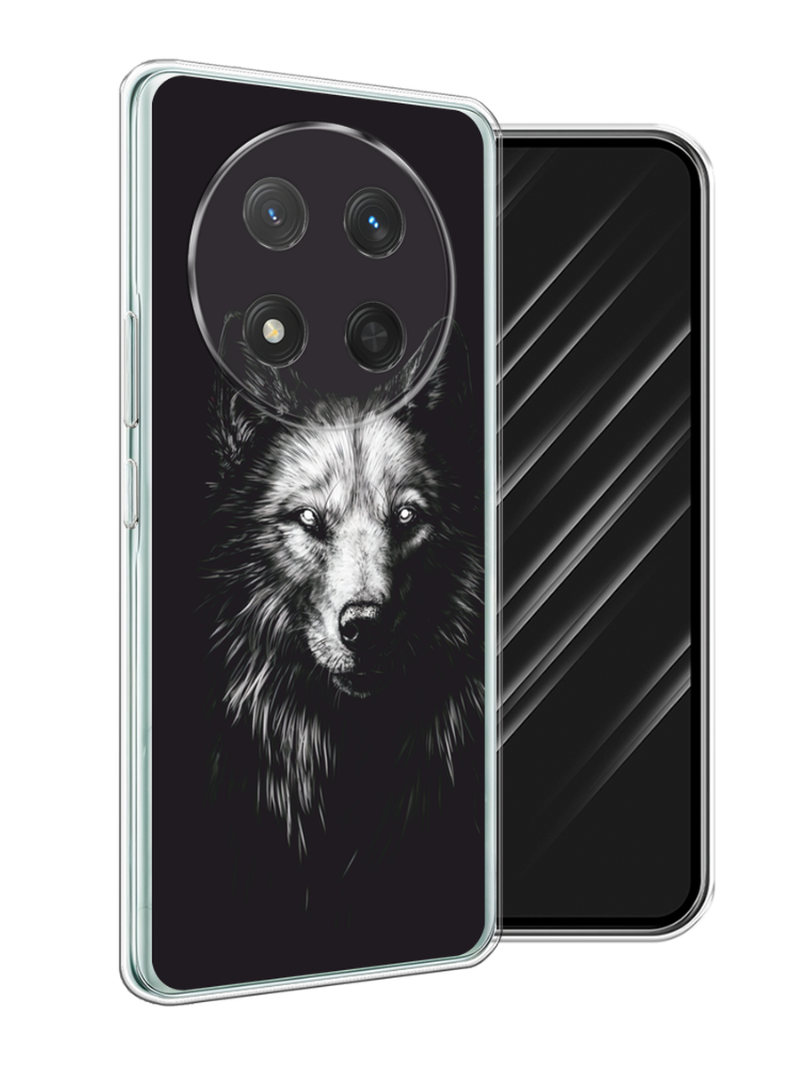 

Чехол Awog на Honor X9C/X60 Pro "Волк черно белый", Серый;бежевый;белый, 6125350-1