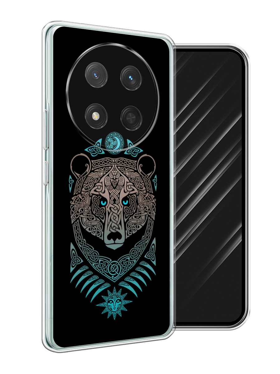 

Чехол Awog на Honor X9C/X60 Pro "Кельтский медведь", Черный;серый, 6125350-1